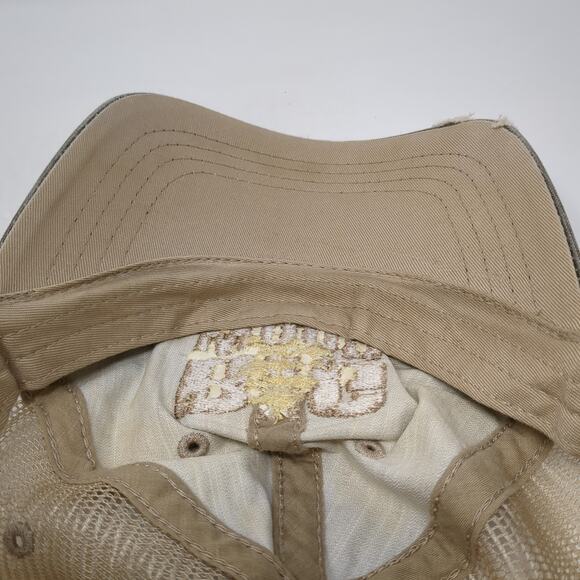 Big Wood Brewery White Bear Lake Strapback Trucker Hat Brown OS Distressed Ha - Picture 8 of 9